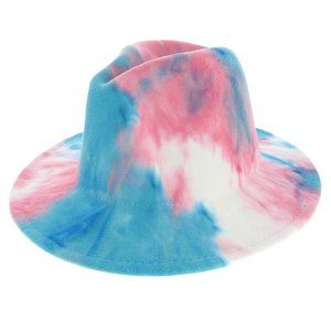 FASHION TIE DYE PANAMA FEDORA